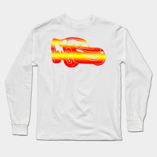 Gradient Lightning McQueen Long Sleeve T-Shirt